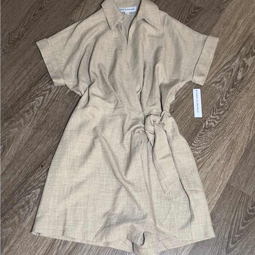 Tan Jumpsuit / Romper / BNWT
